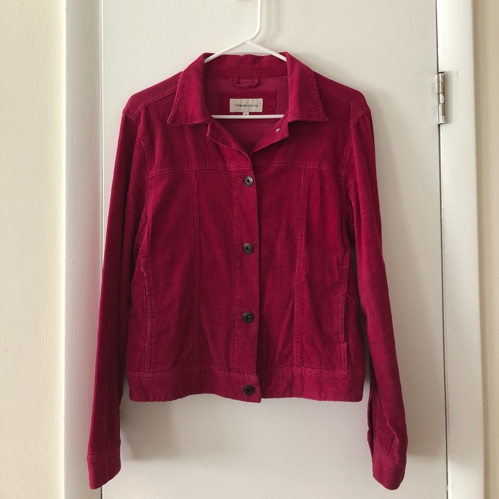 Pink flannel jacket